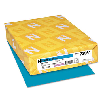 Astrobrights® Color Cardstock, 65 Lb, 8.5 X 11, Celestial Blue, 250-pack freeshipping - TVN Wholesale